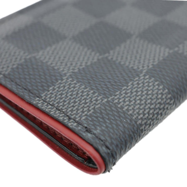 LOUIS VUITTON Pocket Organiser Damier Graphite Wallet Grey
