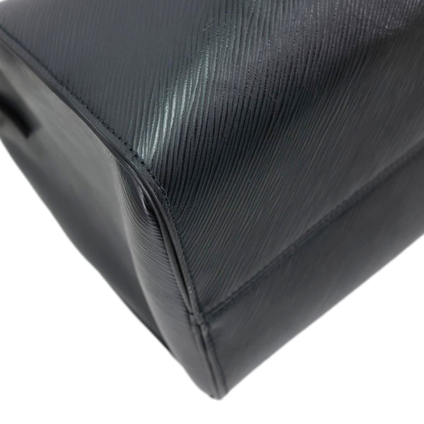 LOUIS VUITTON Speedy Soft 30 Epi Leather Shoulder Bag Black