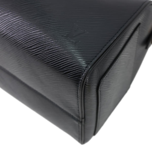 LOUIS VUITTON Speedy Soft 30 Epi Leather Shoulder Bag Black