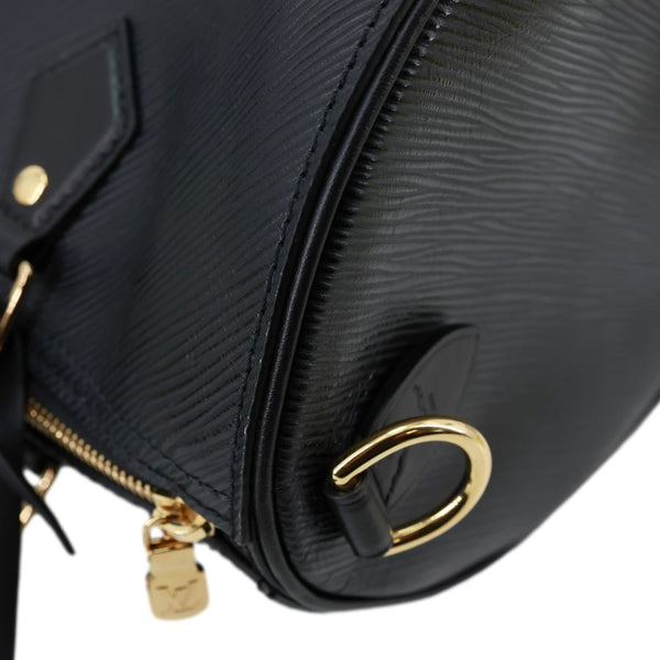 LOUIS VUITTON Speedy Soft 30 Epi Leather Shoulder Bag Black