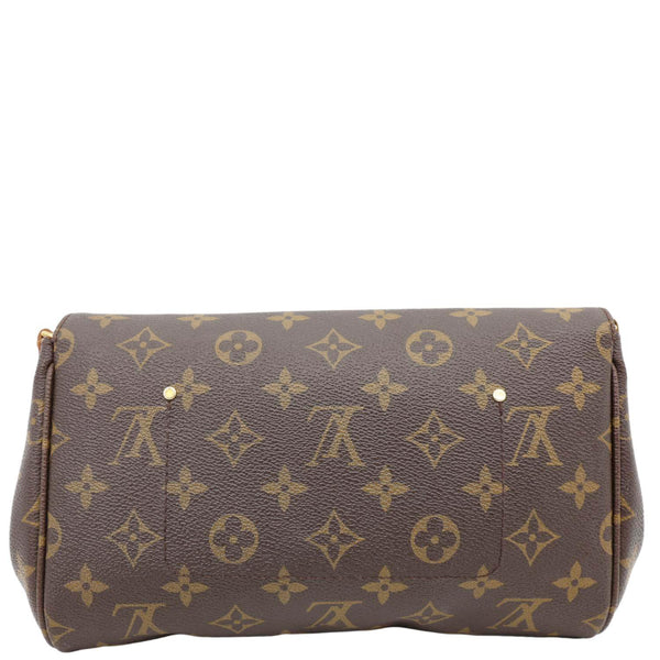 LOUIS VUITTON Favorite MM Monogram Canvas Shoulder Bag Brown