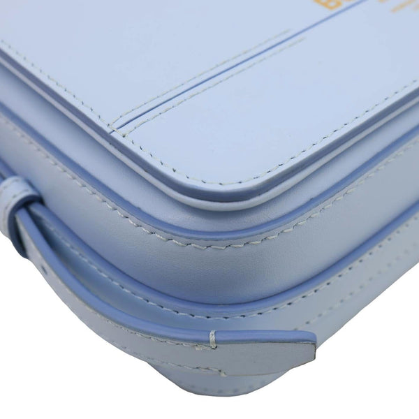 BURBERRY Grace Small Smooth Calfskin Leather Crossbody Bag Light Blue