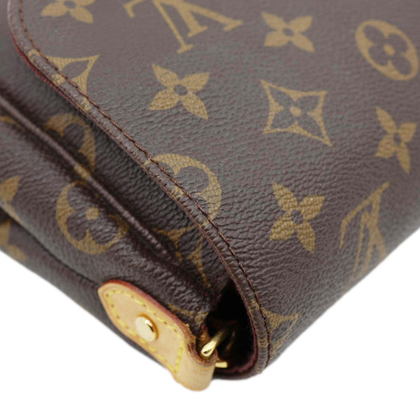 LOUIS VUITTON Favorite MM Monogram Canvas Shoulder Bag Brown