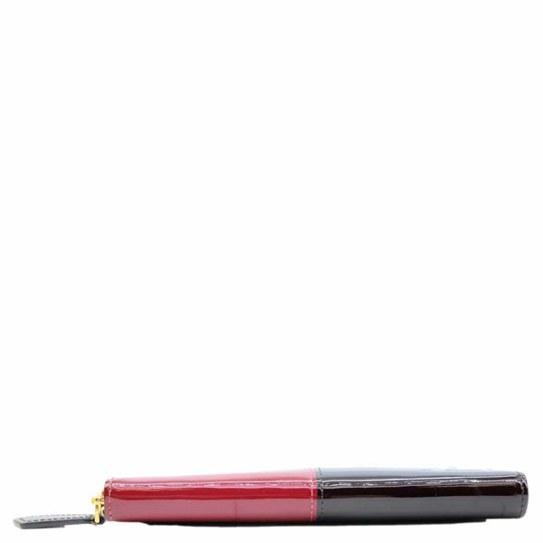 LOUIS VUITTON Portefeuille Miroir Patent Leather Long Wallet Magenta
