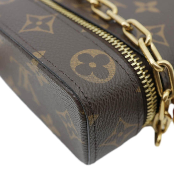 LOUIS VUITTON Legacy Monogram Canvas Phone Box Brown