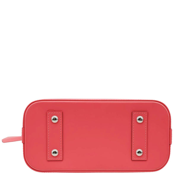 LOUIS VUITTON Alma BB Epi Leather Satchel Crossbody Bag Pink