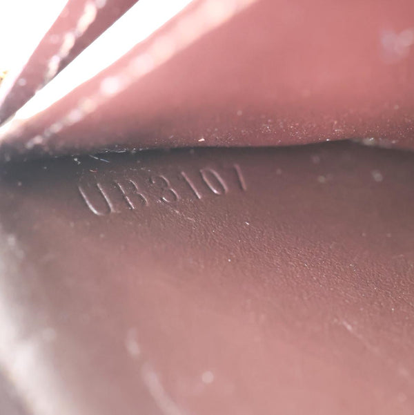 LOUIS VUITTON Portefeuille Miroir Patent Leather Long Wallet Magenta