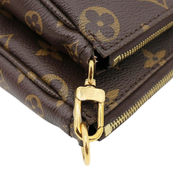 LOUIS VUITTON Multi Pochette Accessoires Monogram Canvas Crossbody Bag Brown