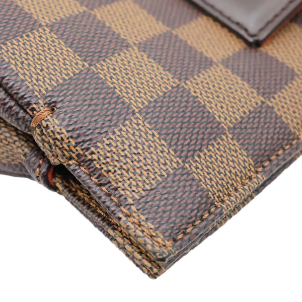 LOUIS VUITTON Parioli PM Damier Ebene Tote Shoulder Bag Brown