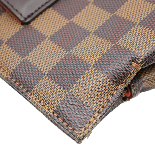 LOUIS VUITTON Parioli PM Damier Ebene Tote Shoulder Bag Brown