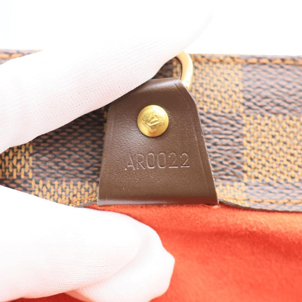 LOUIS VUITTON Parioli PM Damier Ebene Tote Shoulder Bag Brown