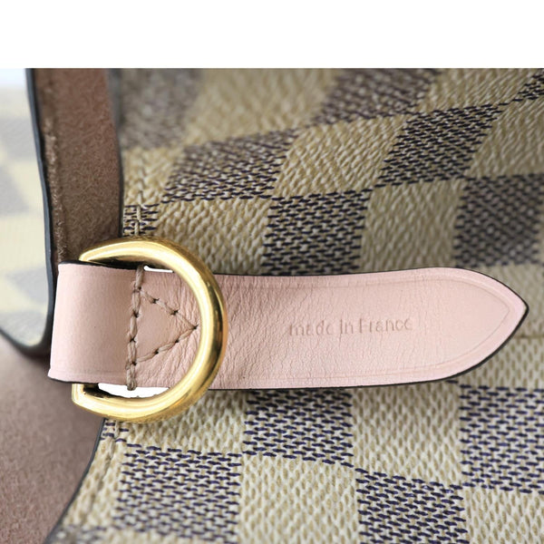 LOUIS VUITTON Neonoe MM Damier Azur Shoulder Bag Pink