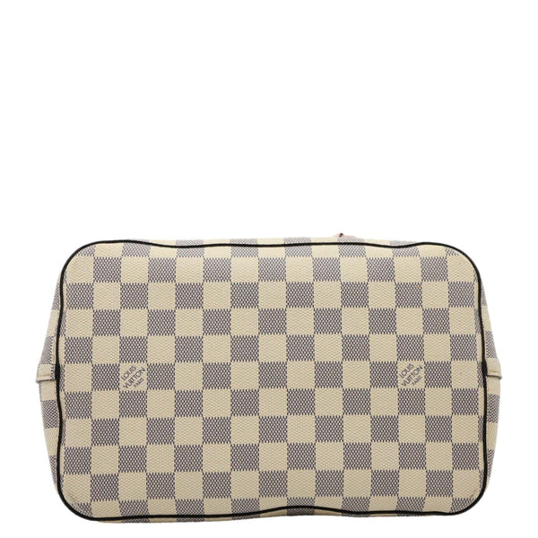 LOUIS VUITTON Neonoe MM Damier Azur Shoulder Bag Pink