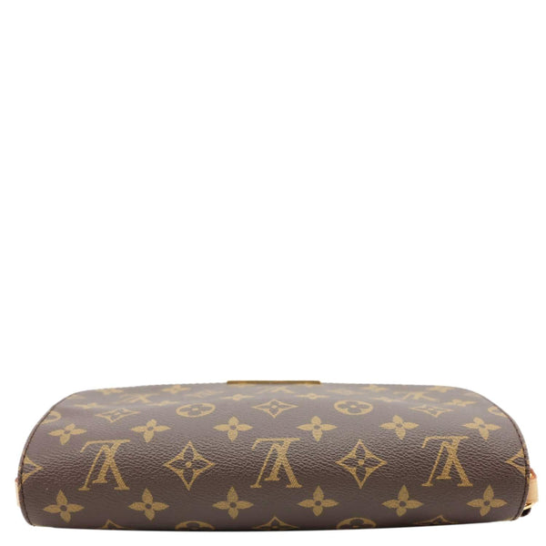 LOUIS VUITTON Favorite MM Monogram Canvas Shoulder Bag Brown