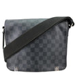 LOUIS VUITTON District PM Damier Graphite Messenger Bag Black
