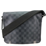 LOUIS VUITTON District PM Damier Graphite Messenger Bag Black