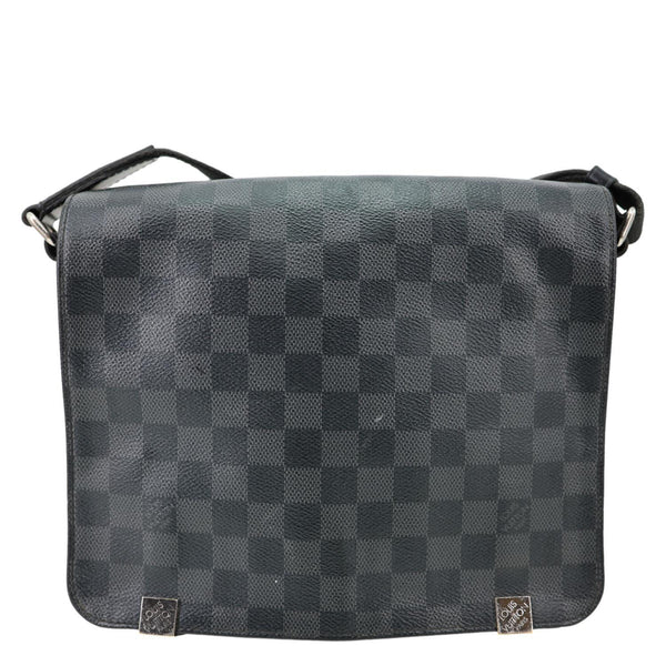 LOUIS VUITTON District PM Damier Graphite Messenger Bag Black