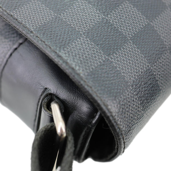 LOUIS VUITTON District PM Damier Graphite Messenger Bag Black