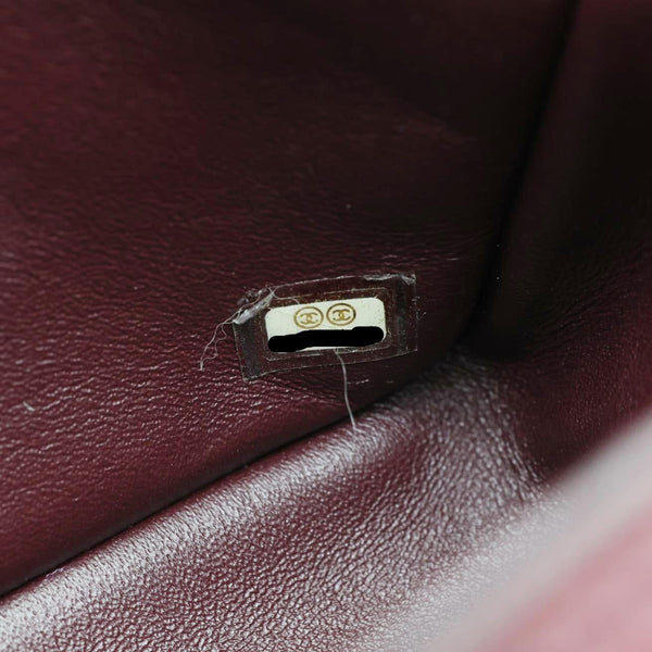 CHANEL Bi-Color Flap Quilted Lambskin Leather Crossbody Bag Turquoise