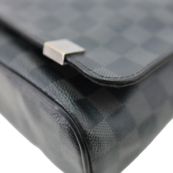LOUIS VUITTON District PM Damier Graphite Messenger Bag Black