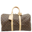 LOUIS VUITTON Keepall 45 Monogram Canvas Travel Bag Brown