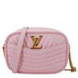 LOUIS VUITTON New Wave Quilted Leather Camera Crossbody Bag Pink