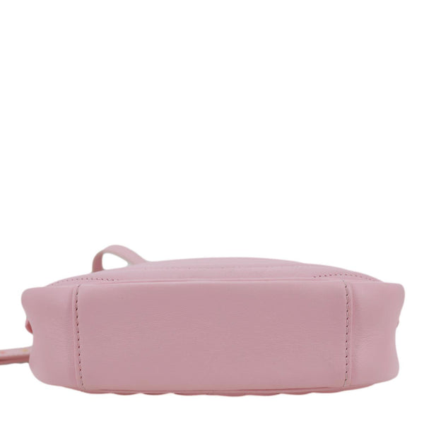 LOUIS VUITTON New Wave Quilted Leather Camera Crossbody Bag Pink
