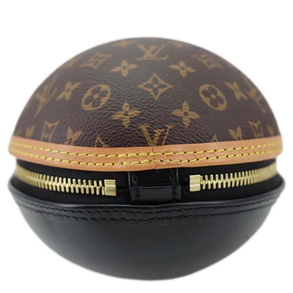 LOUIS VUITTON LV Egg Souple Monogram Canvas Shoulder Bag Brown