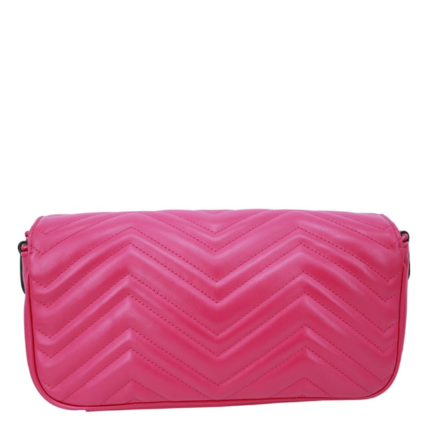 GUCCI GG Marmont Small Leather Shoulder Bag Pink 734814
