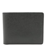 LOUIS VUITTON Amerigo Taiga Leather Wallet Black