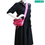 GUCCI GG Marmont Small Leather Shoulder Bag Pink 734814