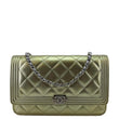 Chanel Metallic Boy Wallet On Chain(WOC)