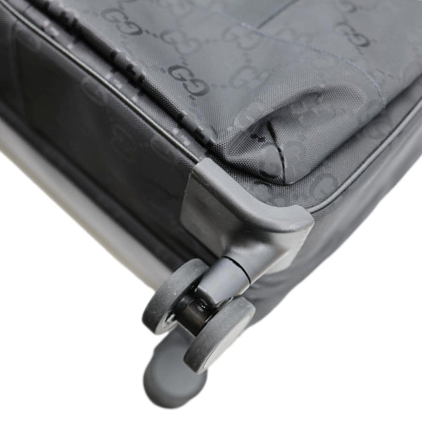 GUCCI Off The Grid Monogram Econyl Nylon Trolley Bag Black 674231
