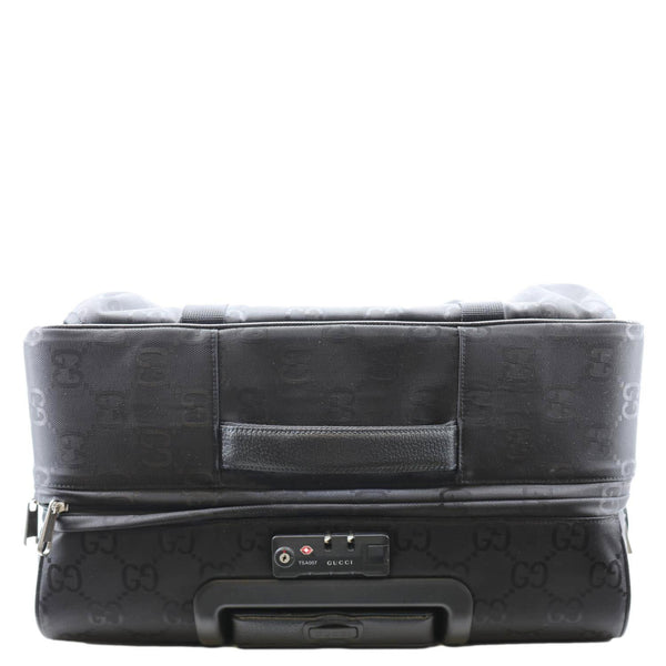 GUCCI Off The Grid Monogram Econyl Nylon Trolley Bag Black 674231