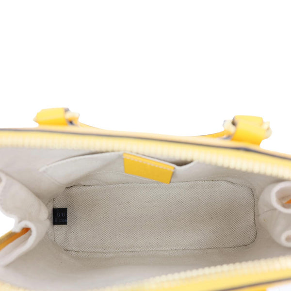 GUCCI Horsebit 1955 Mini Leather Crossbody Bag Yellow 640716