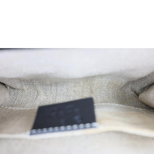 GUCCI Emily Mini GG Leather Chain Shoulder Bag Black 449636