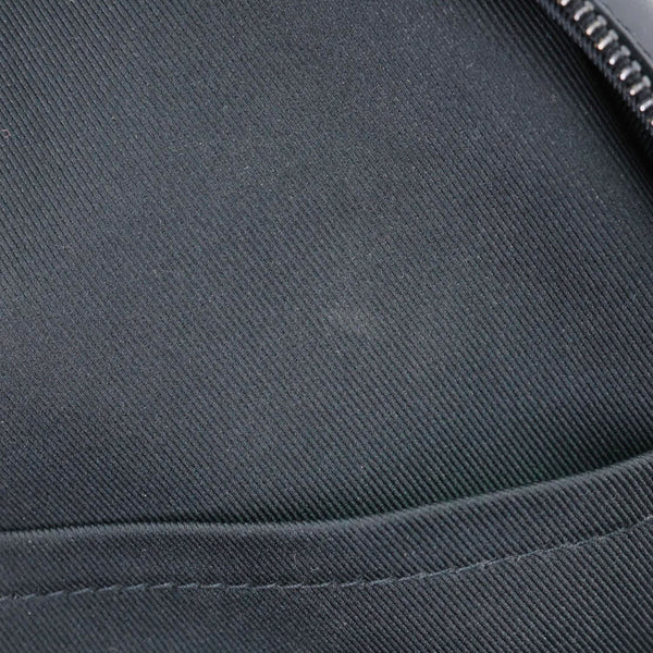 LOUIS VUITTON Pilot Sling Grained Calfskin Leather Backpack Bag Black