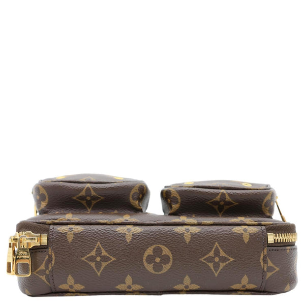 LOUIS VUITTON Utility Monogram Canvas Crossbody Bag Brown