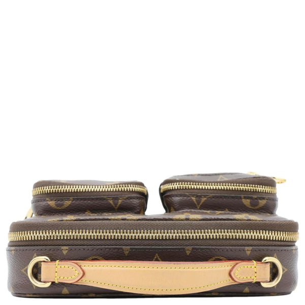 LOUIS VUITTON Utility Monogram Canvas Crossbody Bag Brown