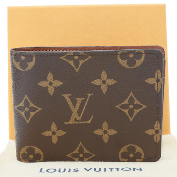 LOUIS VUITTON Marco Monogram Canvas Wallet Brown