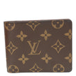 LOUIS VUITTON Marco Monogram Canvas Wallet Brown