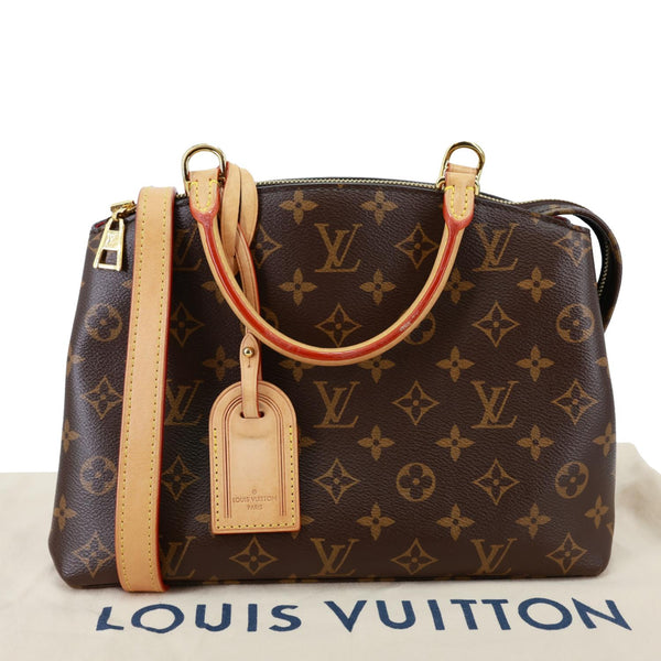 LOUIS VUITTON Petit Palais Monogram Canvas Shoulder Bag Brown
