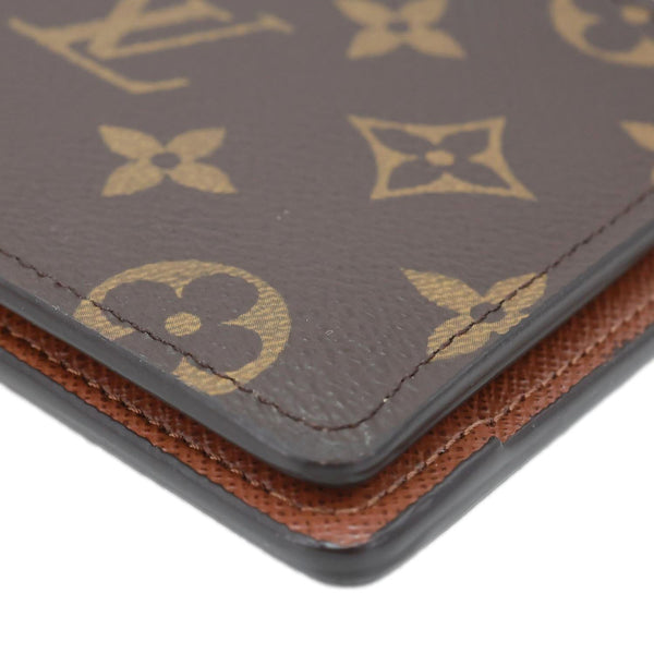 LOUIS VUITTON Marco Monogram Canvas Wallet Brown