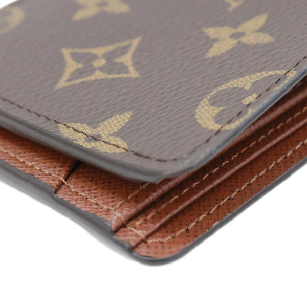 LOUIS VUITTON Marco Monogram Canvas Wallet Brown