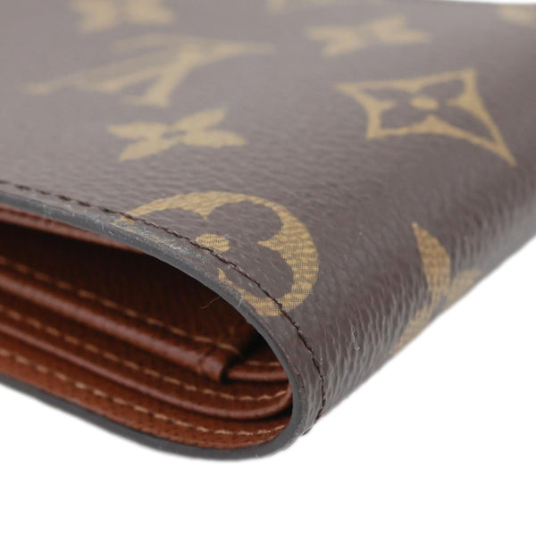 LOUIS VUITTON Marco Monogram Canvas Wallet Brown