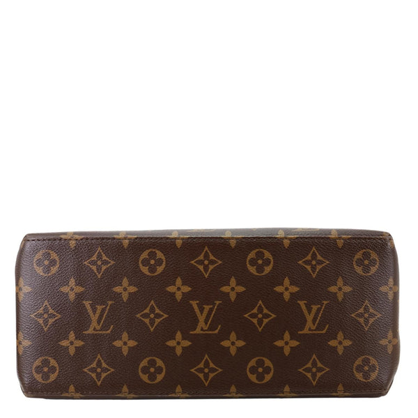 LOUIS VUITTON Petit Palais Monogram Canvas Shoulder Bag Brown