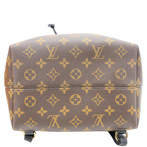 LOUIS VUITTON Montsouris NM PM Monogram Canvas Backpack Black