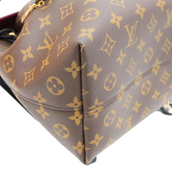 LOUIS VUITTON Montsouris NM PM Monogram Canvas Backpack Black