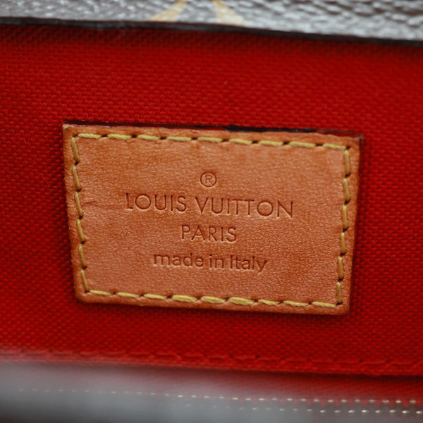 LOUIS VUITTON Sac Plat BB Monogram Canvas Crossbody Bag Brown