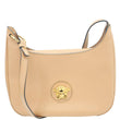 VERSACE La Medusa Medium Pebbled Leather Hobo Crossbody Bag Brown